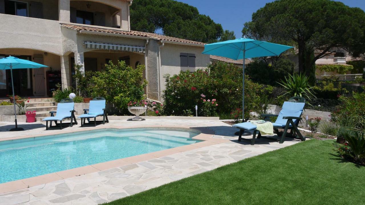 Grand Appartement Dans Maison Avec Piscine Privee Фрежюс Экстерьер фото